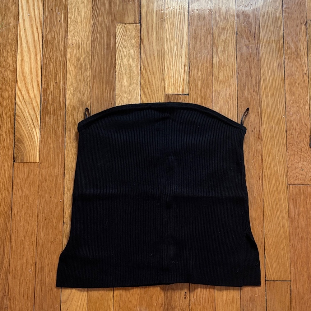 Abercrombie & Fitch Black Ribbed Top